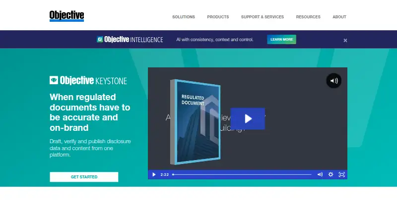 Objective Keystone's website