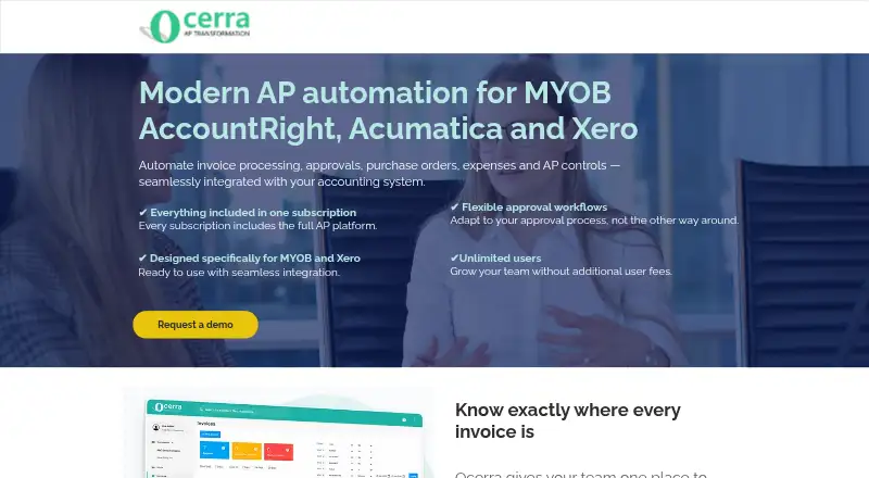 Ocerra's website