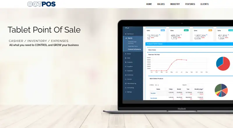 OCTPOS's website