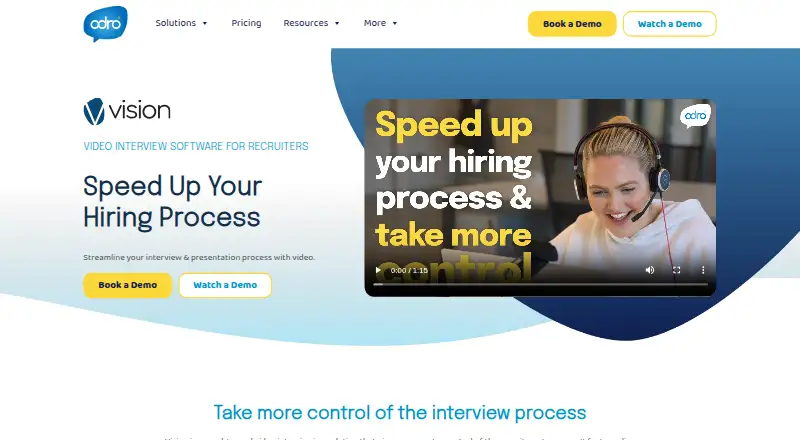 Odro Vision's website