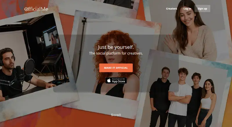 OfficialMe's website