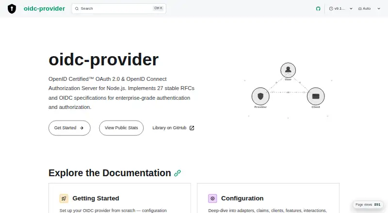 oidc-provider's website