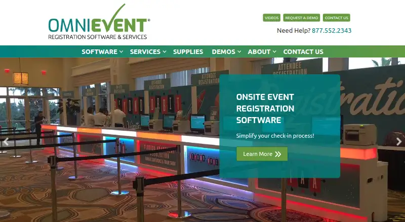 OMNIEVENT's website