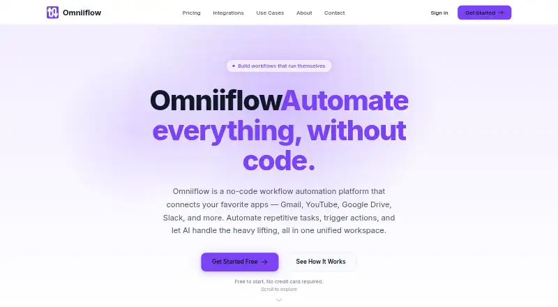 Omniiflow's website