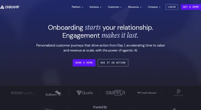 OnRamp's website