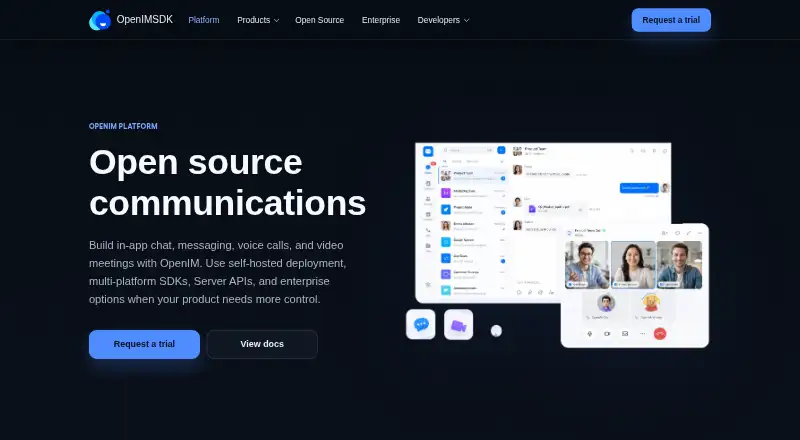 OpenIM's website