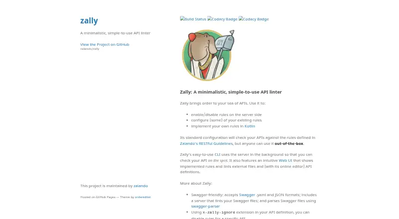 Zally's website
