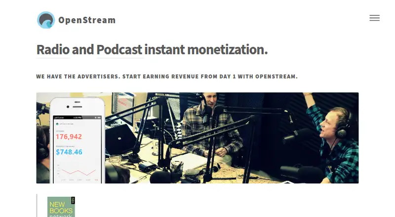 OpenStream's website