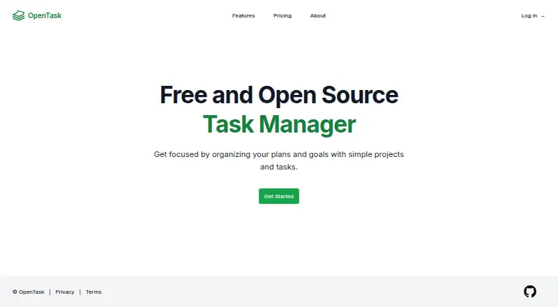 OpenTask's website