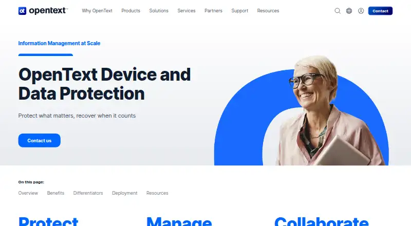 OpenText Brava!'s website