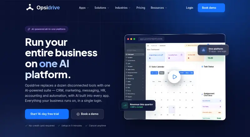 Opsidrive's website