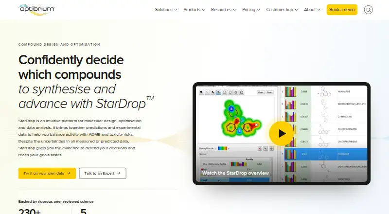 StarDrop's website