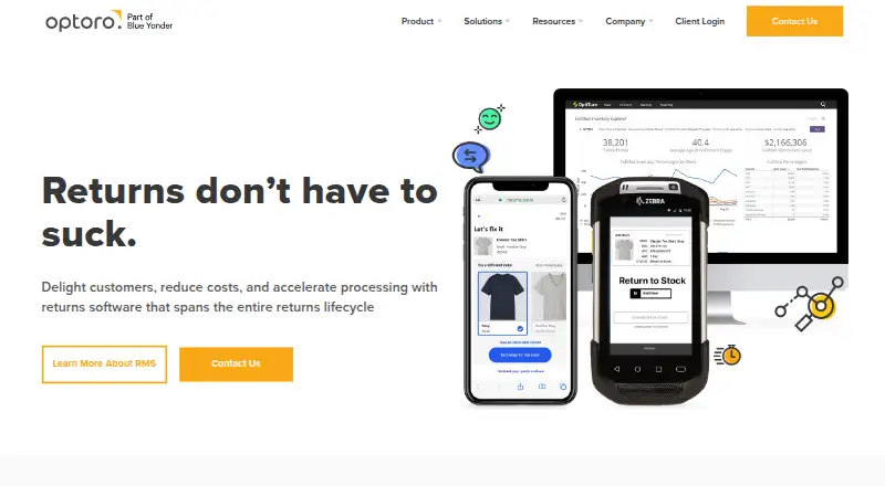 Optoro's website