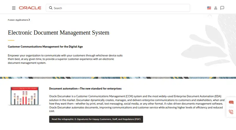Oracle Documaker's website