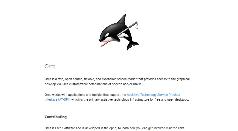 Orca's website
