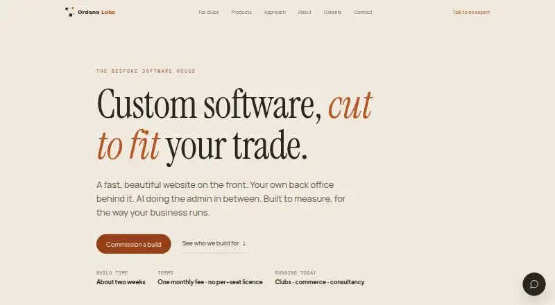Ordana Labs's website