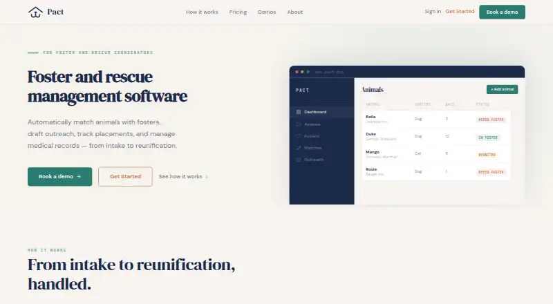 Pact's website
