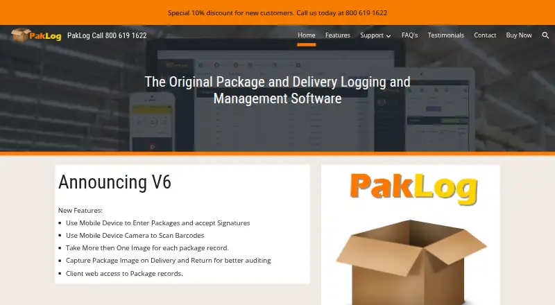 PakLog's website
