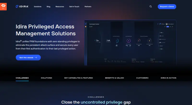 CyberArk Privileged Access Manager's website