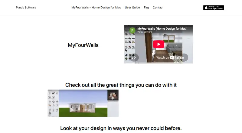MyFourWalls's website