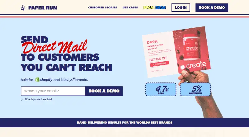 Paper Run's website