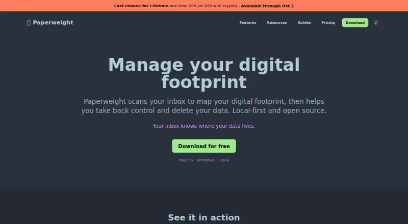Paperweight's website