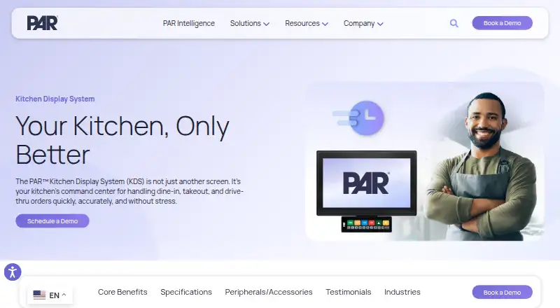PAR KDS's website