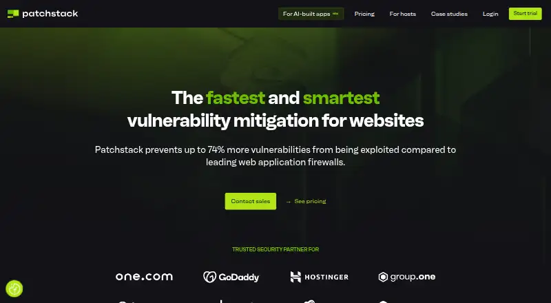 The Patchstack homepage