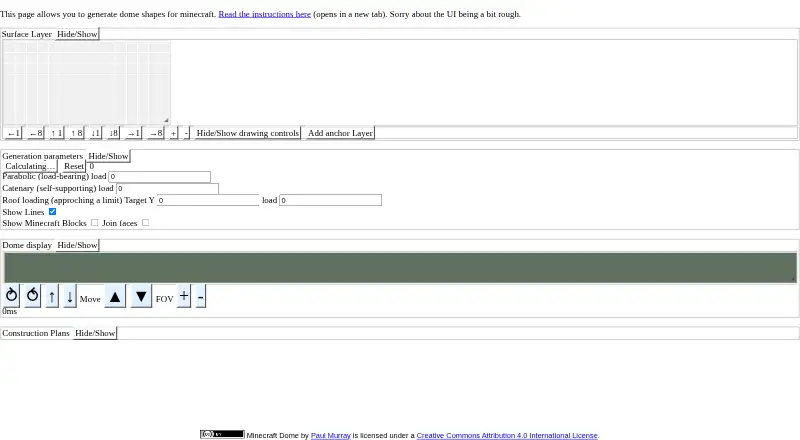 The MinecraftDome homepage