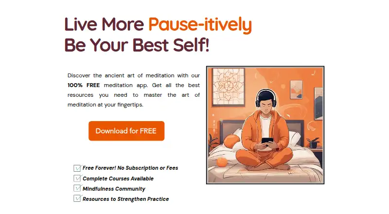 The Pause App's website