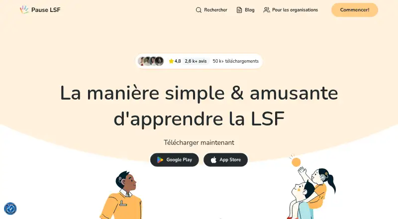 Pause LSF's website