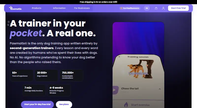 Pawmatix's website