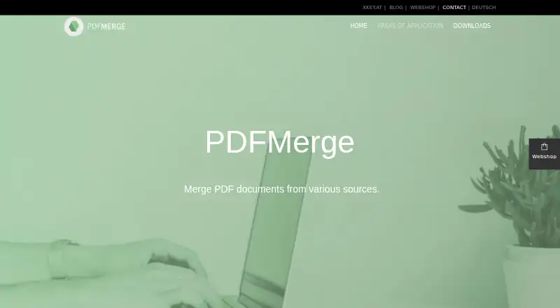 PDFMerge's website