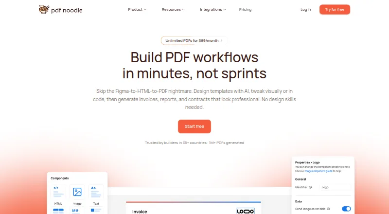 pdf noodle's website