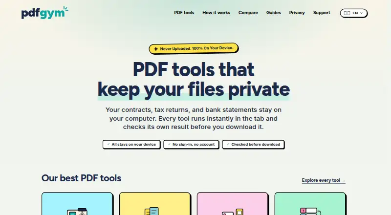 PDFViz's website