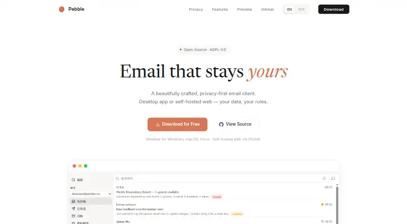 Pebble's website
