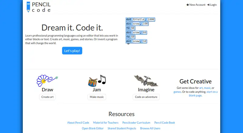 The Pencil Code homepage