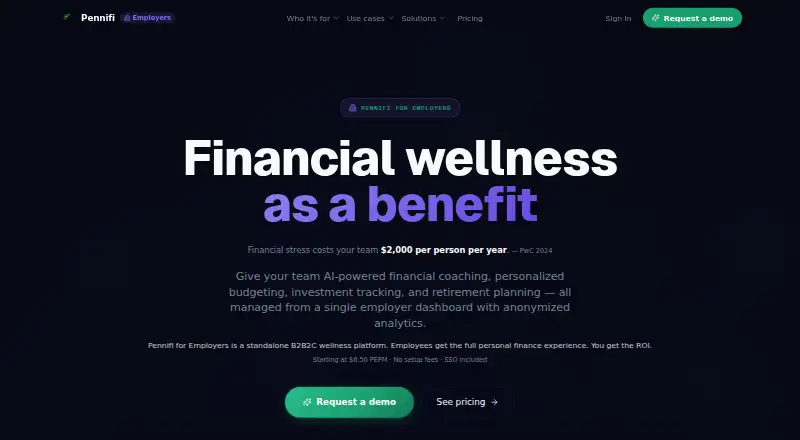 The Pennifi Employers homepage