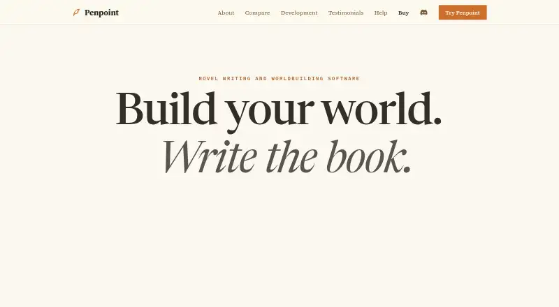 The Penpoint homepage