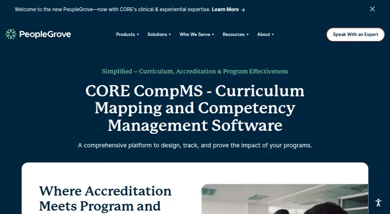 CORE CompMS's website