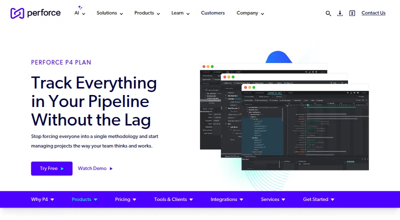 P4 Plan (formerly Hansoft)'s website