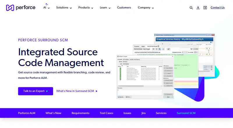 The Surround SCM homepage