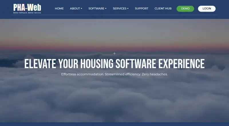 PHA-Web's website