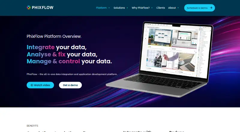 The PhixFlow homepage