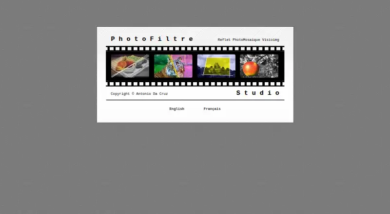 PhotoFiltre's website