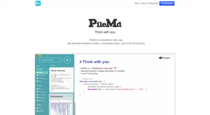 PileMd's website