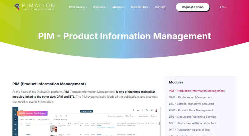 The Pimalion PIM homepage