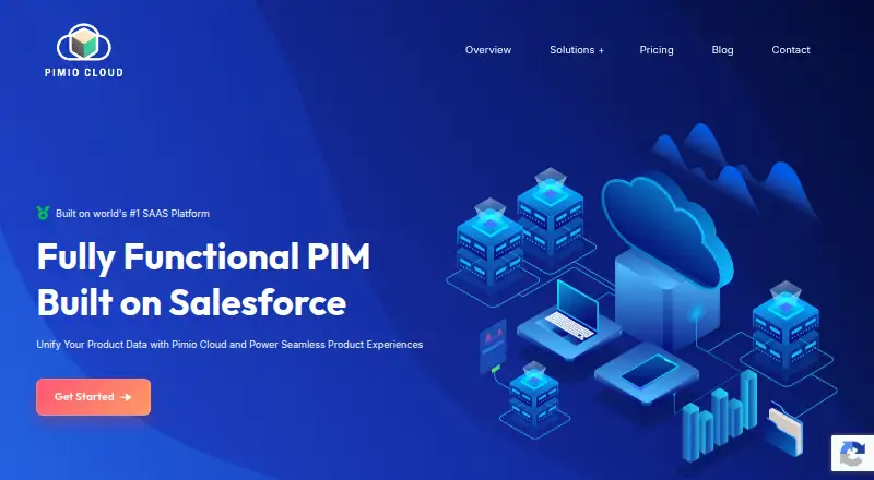 The Pimio Cloud homepage