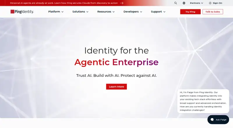 ForgeRock Identity Platform's website