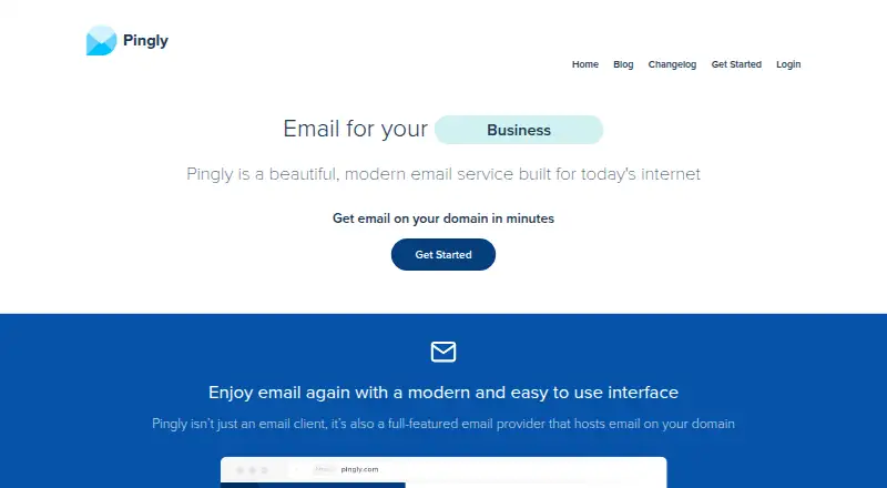 The Pingly homepage
